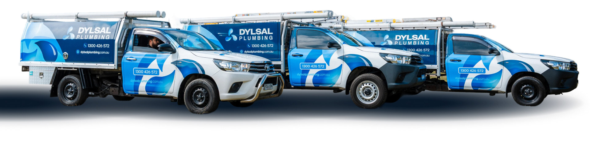 DYLSAL Plumbing fleet of utes