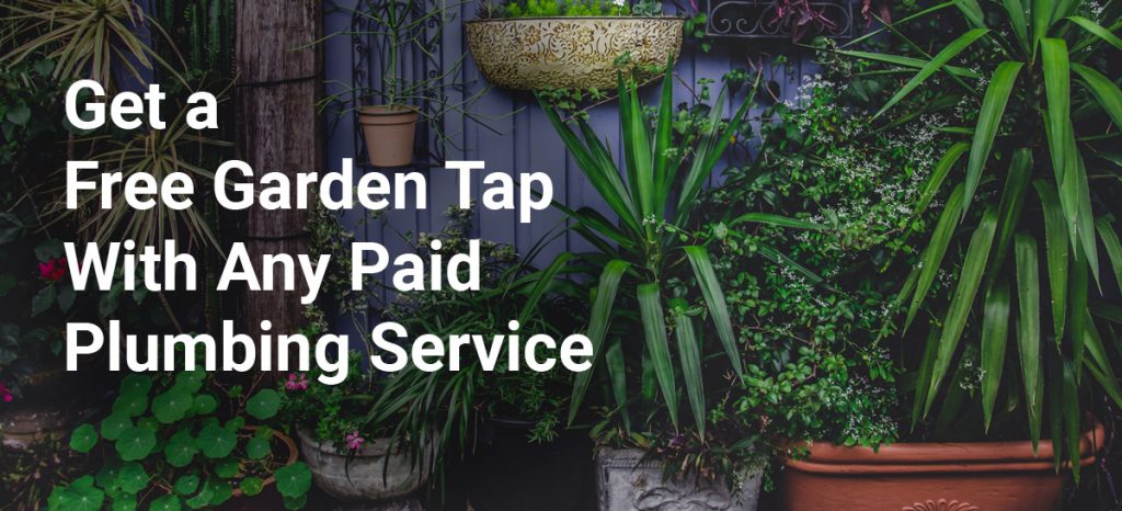 Free garden tap with plumbing service
